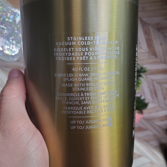 NWT Starbucks X Stanley 2024 PVD Metallic Gold Gradient Quencher 40oz * - Picture 9 of 9